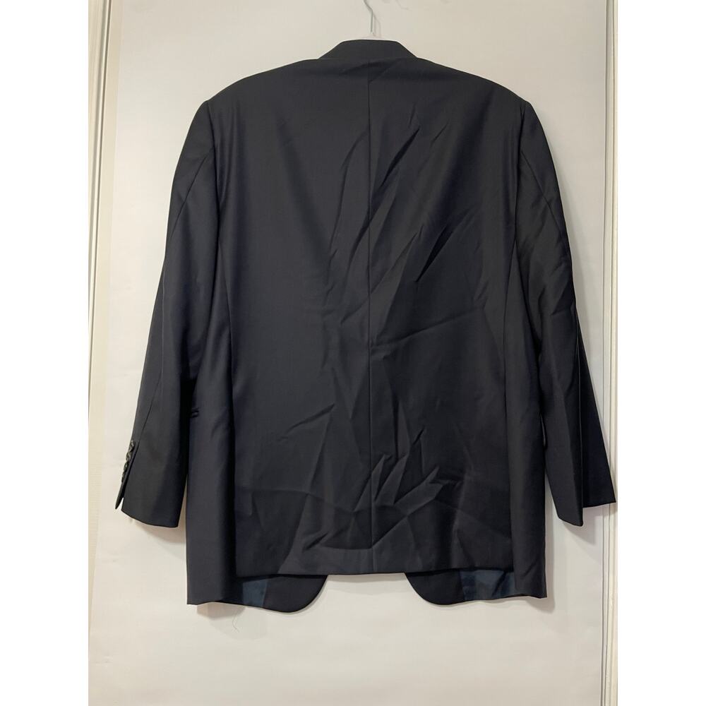 Hickey Freeman Tasmanian Super 130's Wool Double Breasted Coat Business Jacket - Picture 6 of 8